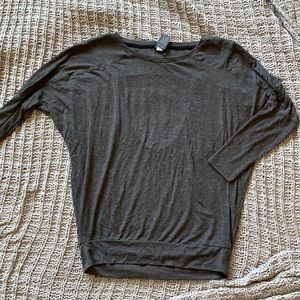 Grey backless workout tank!